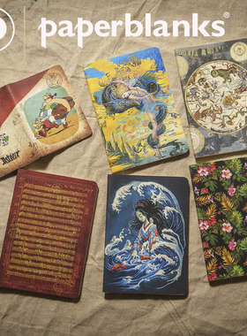 正品Paperblanks复古笔记本cahier轻便本轻薄创意潮流凯亚记事本