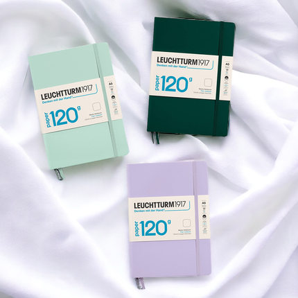 现货德国进口灯塔Leuchtturm1917笔记本A5纸张加厚120g系列记事本