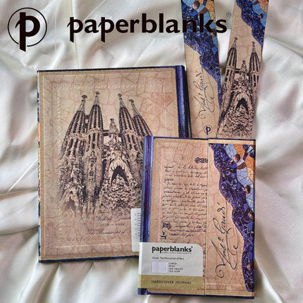 进口Paperblanks复古笔记本名人手稿系列建筑师高迪精美记事本子