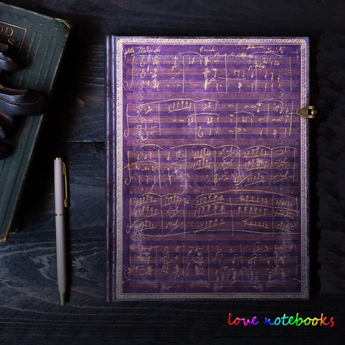 热卖paperblanks名人巴赫笔记本