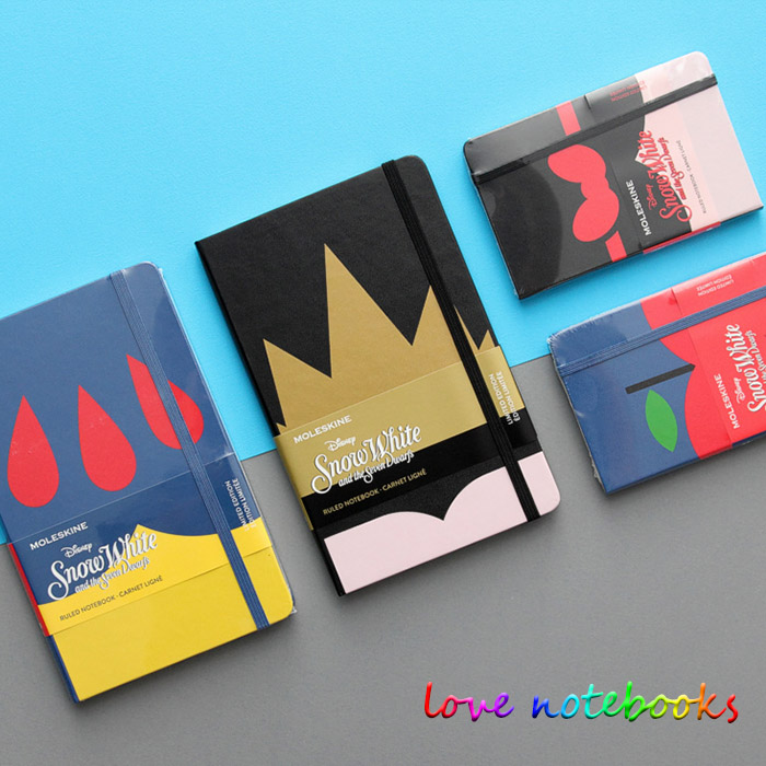 现货绝版moleskine笔记本迪士尼Snow White白雪公主限量记事本小