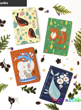 绝版paperblanks笔记本加拿大艺术家Tracy Walker特蕾西动物伙伴