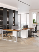 职员办公桌椅组合员工位办公室四六人工位屏风卡座简约现代电脑桌