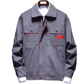 男装 男定制印LOGO工人耐磨工服车间工装 劳保服上衣 工作服套装 长袖