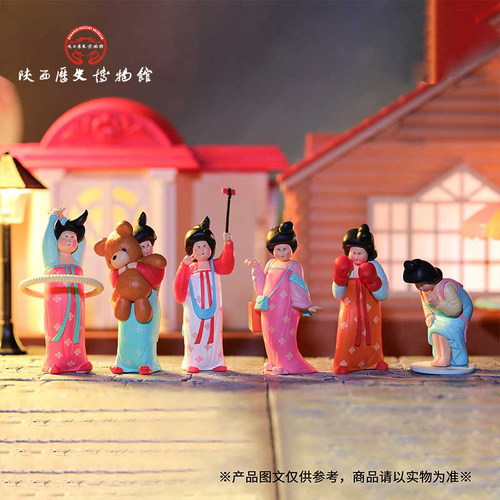 陕历博文创52TOYS超活化仕女盲盒