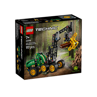 轮式 乐高机械组42218 1470H Deere 森林收割机拼搭积木玩具 John