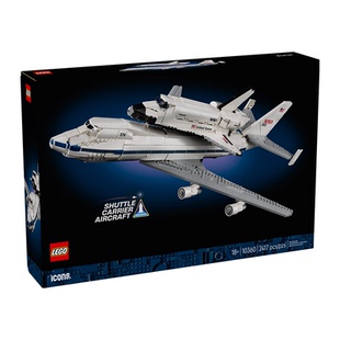 乐高ICONS系列10360波音747航天飞机运输机积木玩具生日礼物