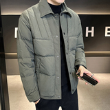 翻领绗线羽绒服男冬季外套YR863-P185，男装羽绒服，电商D236（原A051）