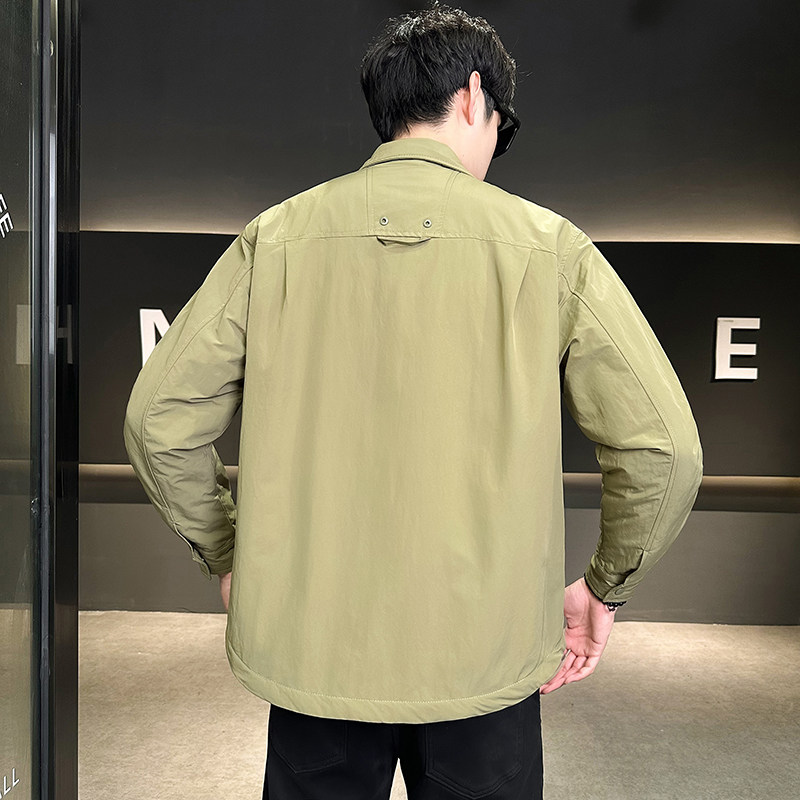 二棉夹克男装加棉加厚外套冬装轻薄棉服男JK2296-P125,男装棉衣,电商D236（原A051）