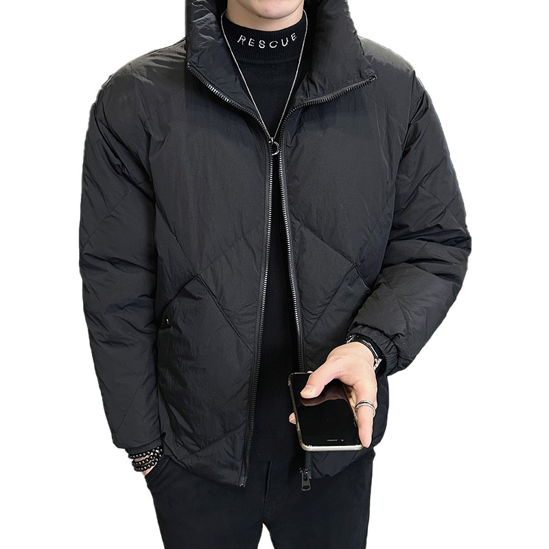 男士短款羽绒服加厚立领潮牌冬季面包服男款外套YR067-P150,男装羽绒服,电商D236（原A051）