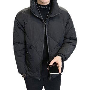 男士短款羽绒服加厚立领潮牌冬季面包服男款外套YR067-P150图片