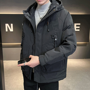 秋冬户外连帽加棉加厚冲锋衣工装二棉夹克外套男2287-P125图片