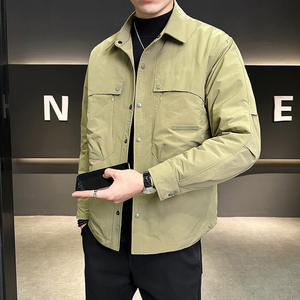 二棉夹克男装加棉加厚外套冬装轻薄棉服男JK2296-P125，男装棉衣，电商D236（原A051）