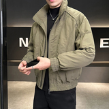 73棉27腈纶高品质80白鸭绒立领羽绒服男保暖外套YR798-P210，男装羽绒服，电商D236（原A051）