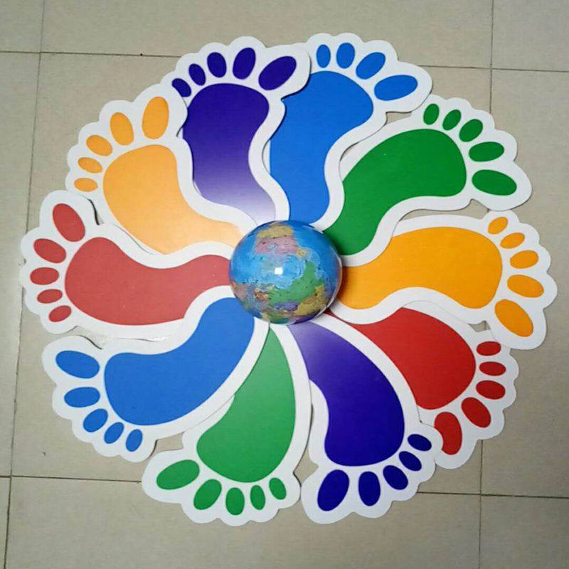 六一儿童演出服小脚丫道具假发小荷风采舞蹈小脚丫舞蹈演出蓬蓬裙