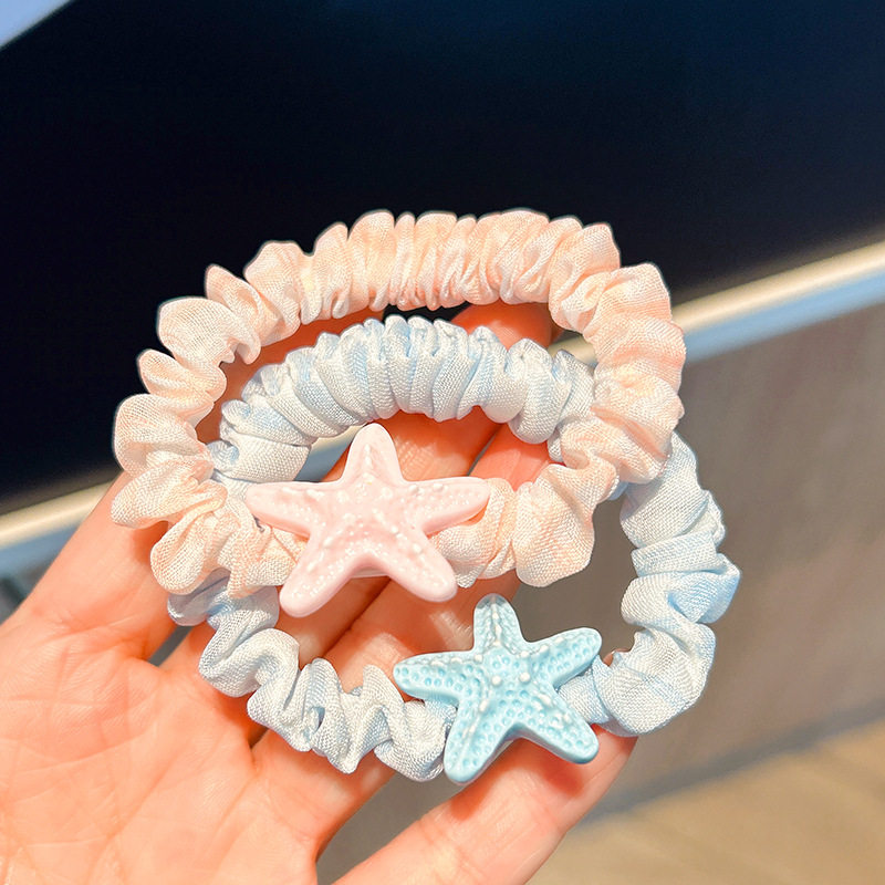 可爱海星小肠发圈女发饰