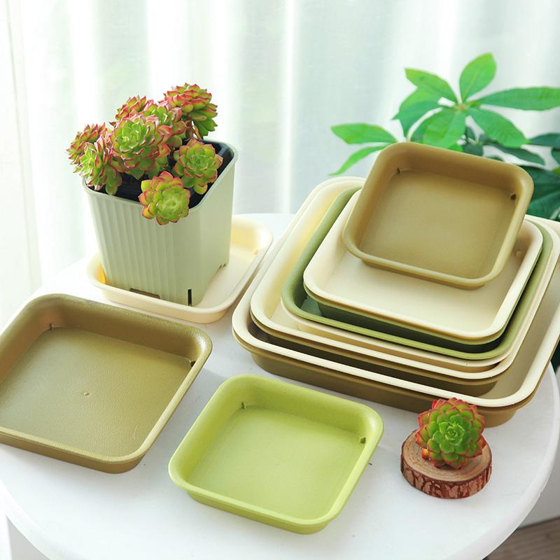 磨砂正方形加深蓄水底托托盘