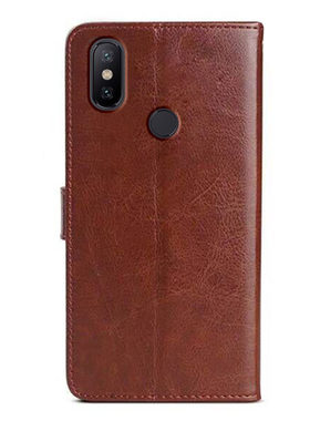 适用小米ml6x手机壳MI6X翻盖外壳A2保护皮套M1804D2SE男士ST女X6硅胶软SC全包边防摔m16x送钢化膜5.99寸黑色