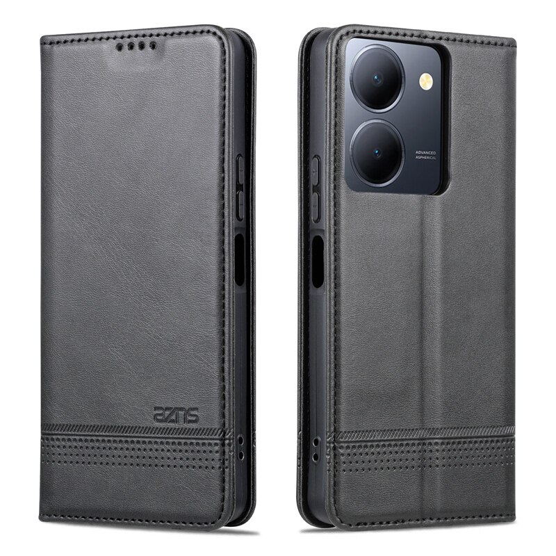 适用VIVO V2278A手机壳vivoy78翻盖防摔皮套Y78M前后保护viviy折叠支架式皮夹voviy软硅胶vovoy钱包款插卡套