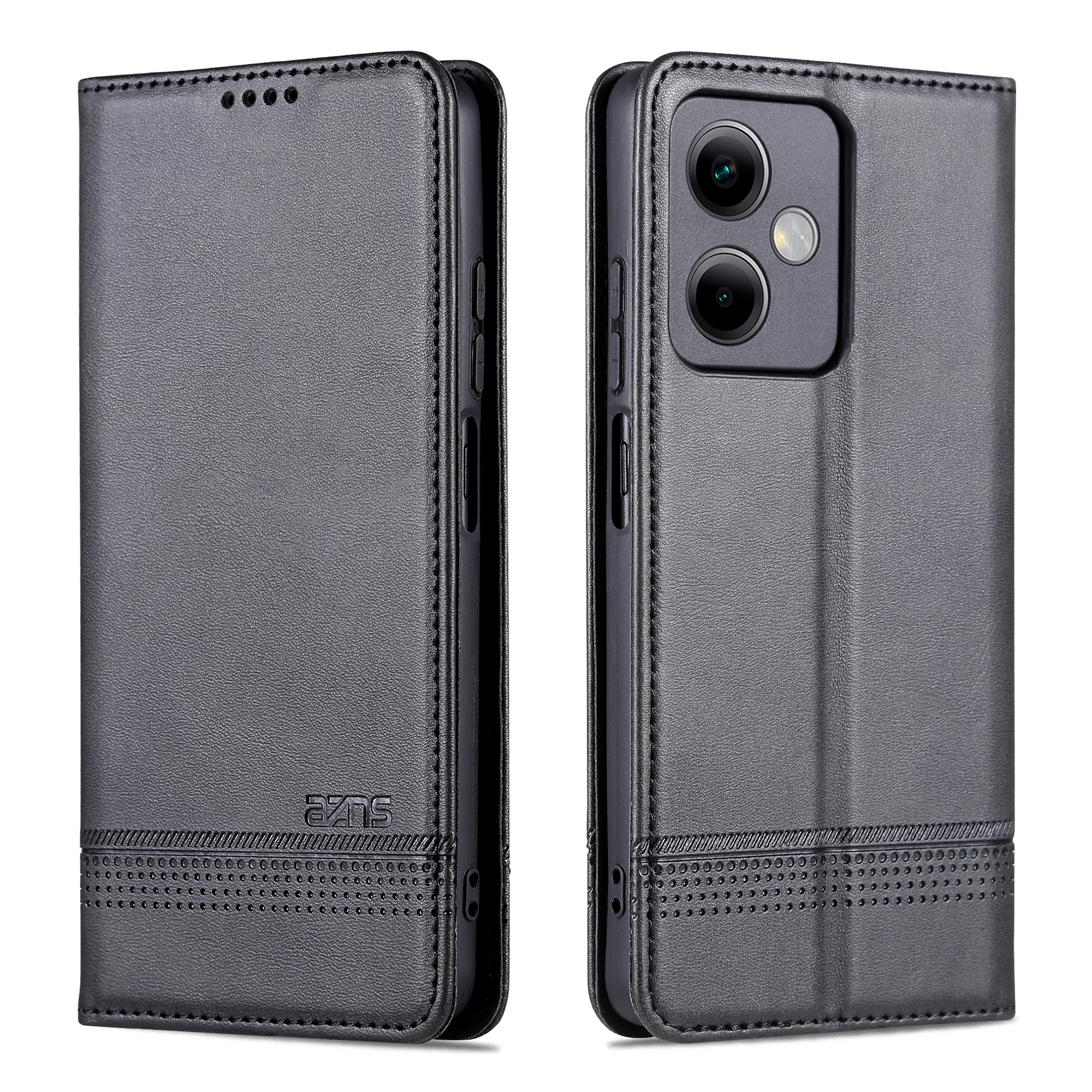 红米note12Rpro仿皮翻盖皮套