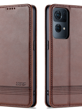 适用OPPO Reno7Pro手机壳oppoReno7pro保护皮套PFDM00防摔OPPOPFDM00侧翻盖PFDMOO外壳P0R全包PR简约高档POR