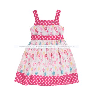 正品 清仓不退换 女童雪纺印气球连衣裙 2025夏装 派克兰帝童装