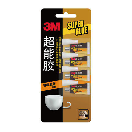 美国3m超能胶啫喱型胶水透明胶体