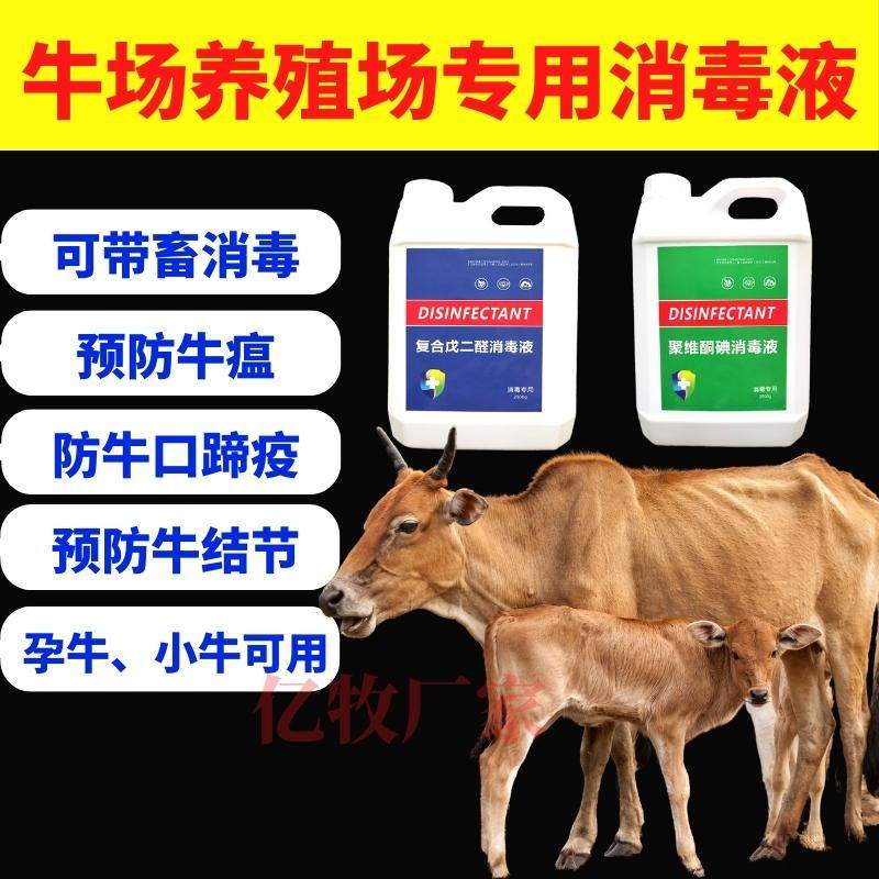 牛圈消毒液牛场养殖场消毒剂杀菌喷雾剂孕牛小牛消毒聚维酮碘溶液