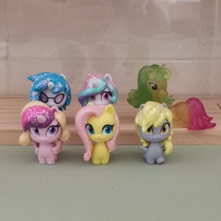 散货亮片小马宝莉Q版散货宇宙公主月亮公主音韵公主紫悦公仔摆件