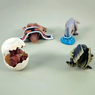 散货侏罗纪公园恐龙躲猫猫埋头骗自己场景公仔玩具收藏摆件