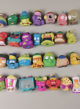 正版散货儿童软胶小玩具GROSSERY GANG垃圾虫软体公仔玩具