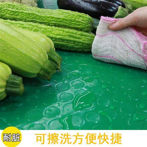 超市专用生鲜蔬菜塑料地垫商用牛筋防潮水果垫子防滑果蔬货架定制