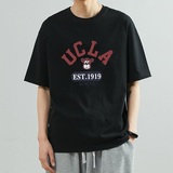 男士短袖T恤夏季潮流百搭半袖潮牌打底衫夏装纯棉上衣服T008P20，男装T恤，电商B215-1