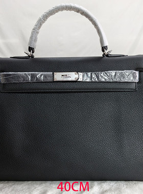 荔枝纹牛皮凯莉包25 28 32 40cm进口Togo皮单肩斜跨内缝手提女包