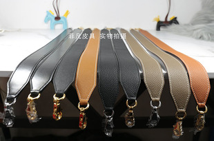 宽肩带平纹box牛皮Togo凯莉包带Epsom皮 勾扣swift斜挎单肩金银扣