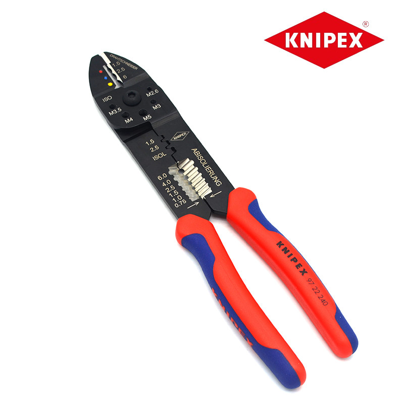 KNIPEX凯尼派克德国舒适手柄多功能剪切剥线简易型压接钳97系列