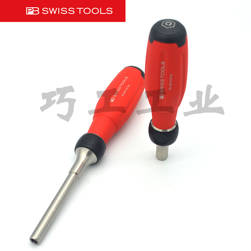 新品PB SWISS TOOLS瑞士Evo三组份手柄棘轮螺丝批38510.R-30/100