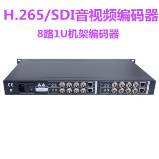 RTSP TS会议无纸化回传 器转RTMP 8路H.2651U机架SDI音视频编码