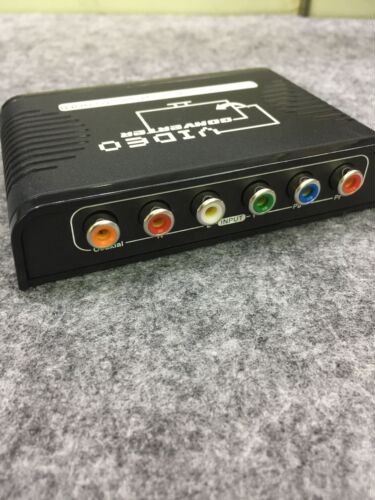 PS2 XBOX WII色差线转换器 YPBPR色差转HDMI 色差分量线转换器