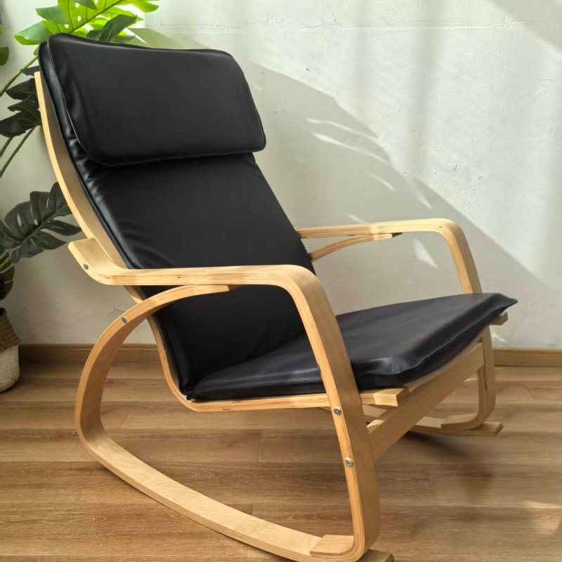 高档PU坐垫波昂摇椅扶手椅免洗坐垫懒人椅