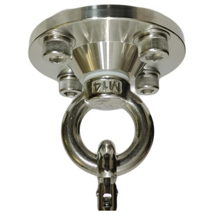 不锈钢室内秋千吊椅沙袋旋转挂钩瑜伽吊床钢圈舞单杠旋转固定盘