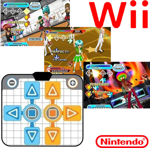 任天堂wii专用跳舞毯dance双人