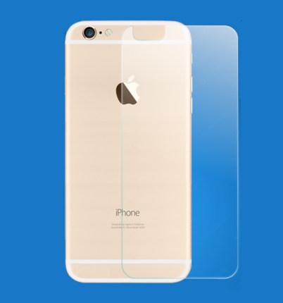 G-doo 苹果6后膜钢化玻璃膜iphone6背膜4.7寸贴膜5.5纳米玻璃膜
