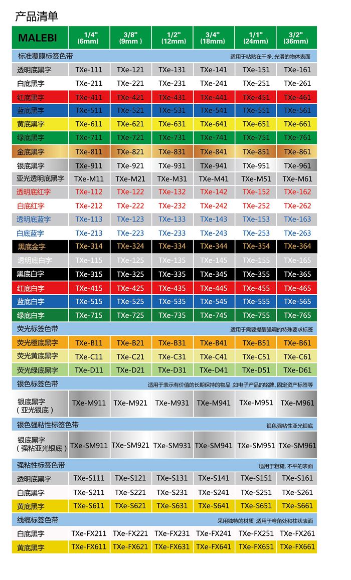 标签机色带TXE122胜TZE122 TZ2122 9mm透明底红字包邮3-封面