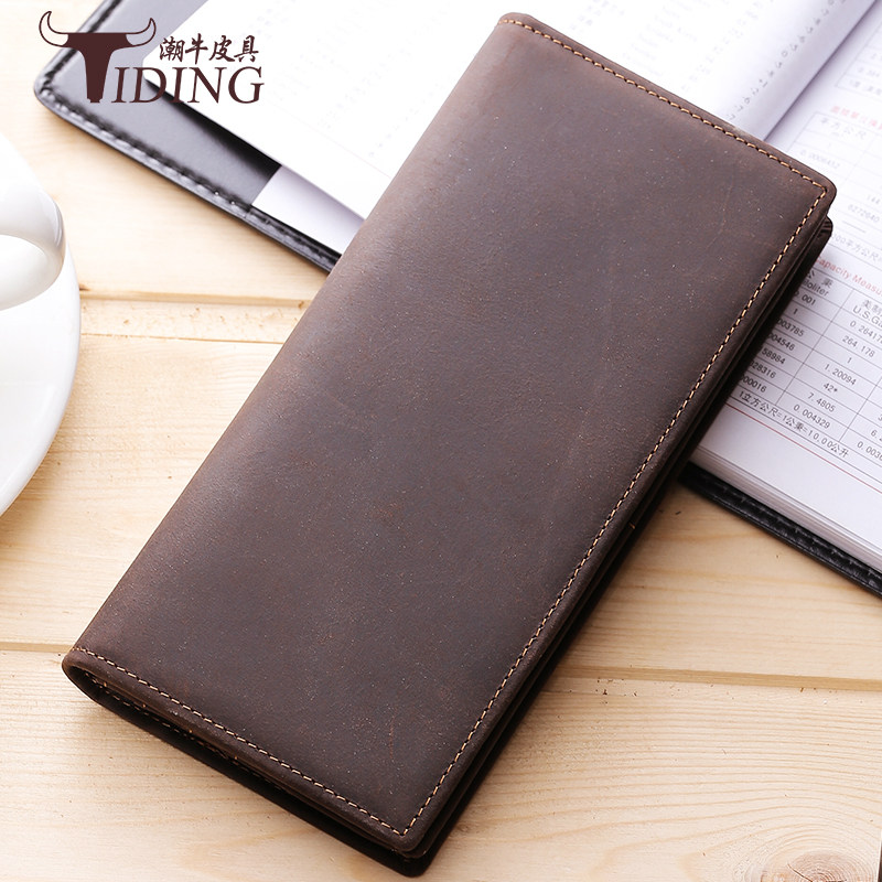 Influx of cattle Retro crazy horse Leather wallets young students personality Korean Edition have more cash than can be accounted for High-capacity cowhide Handbag 4100in the Leather/Lady bags/Men's bag, Wallet  category - from Buy2taobao.com to provide professional Taobao agent buy service