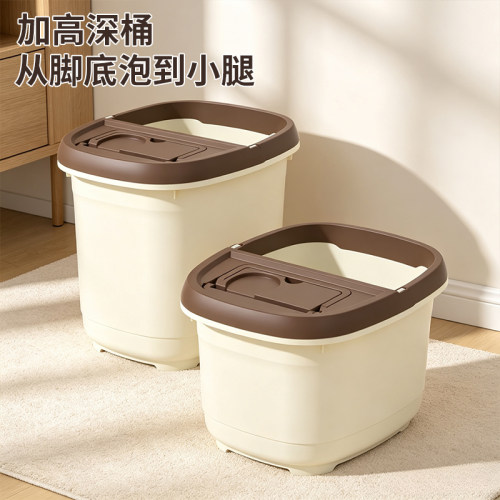 泡脚桶家用过小腿高深按摩足浴桶保温学生宿舍便携式加厚洗脚盆