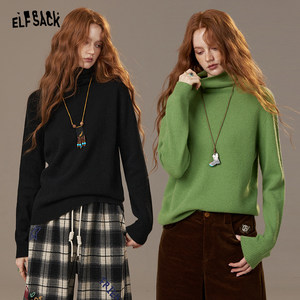 【所有女生】妖精的口袋【100%绵羊毛】高领软糯新款内搭毛衣
