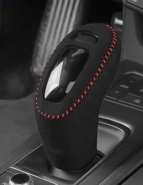 22款凯迪拉克排挡套CT5 CT6 XT6 XT5 XT4真皮手缝档把保护套改装