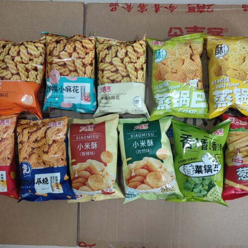 今喜客馋嘴小麻花小米锅巴八爪烧