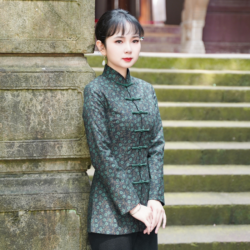 女冬唐装筠雅改良旗袍女装